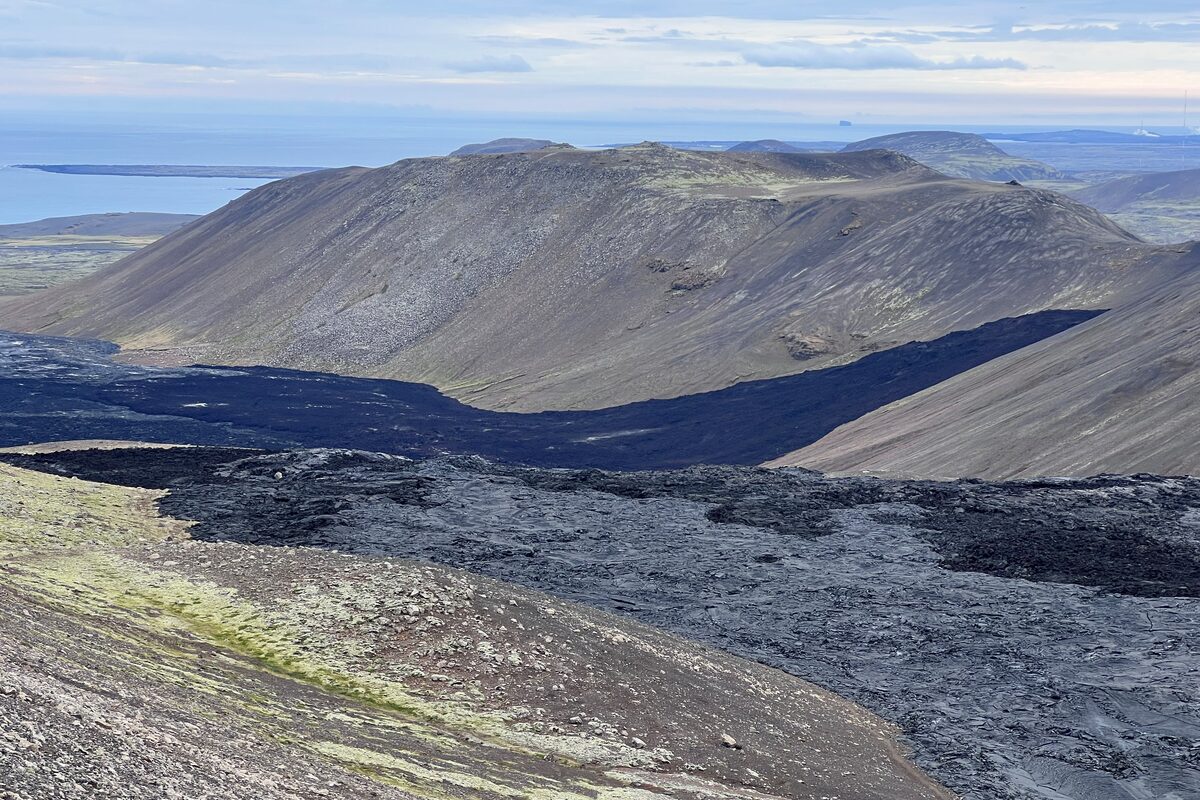 Hills And Lava Formations In Reykjanes in Iceland