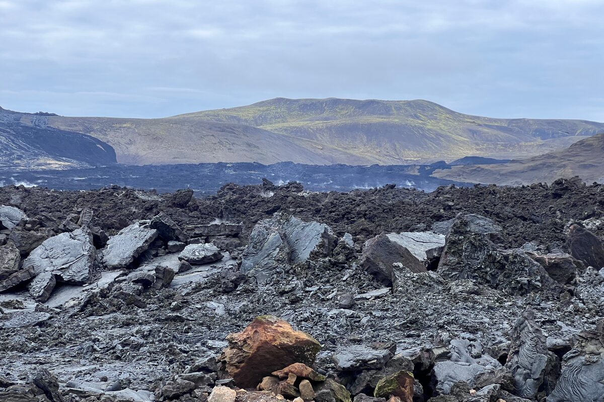 Lava Formations In A Lava Field in Iceland