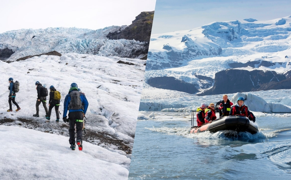 Fjallsárlón Zodiac Boat Tour and Glacier Hike 