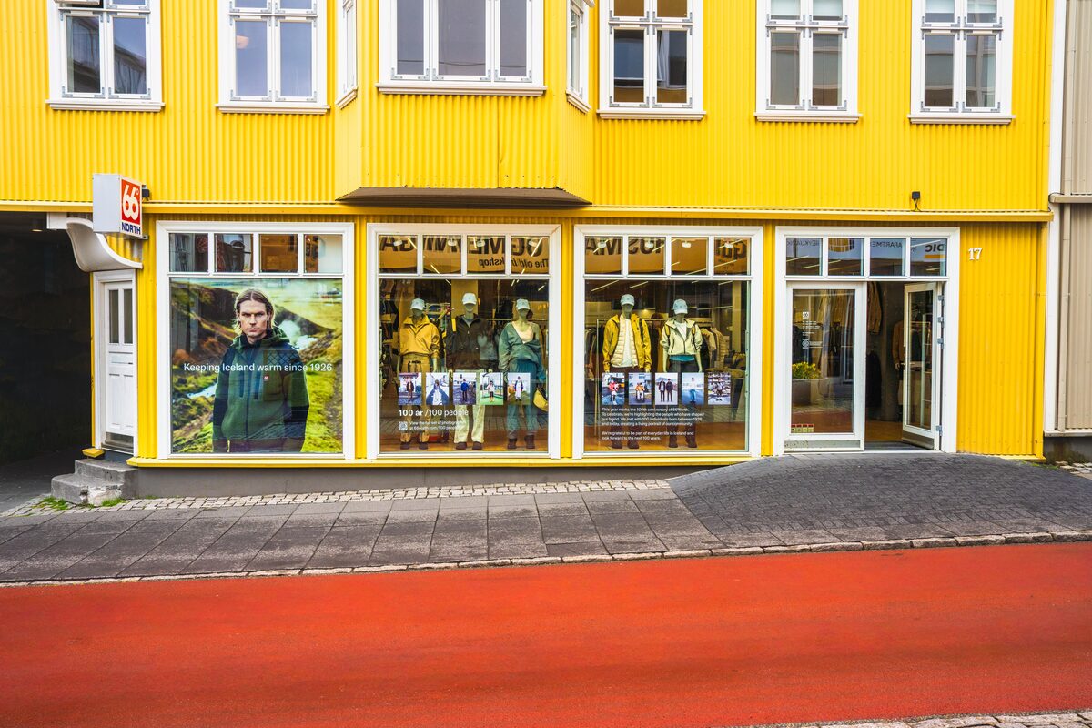 66North outdoor clothing store in Iceland