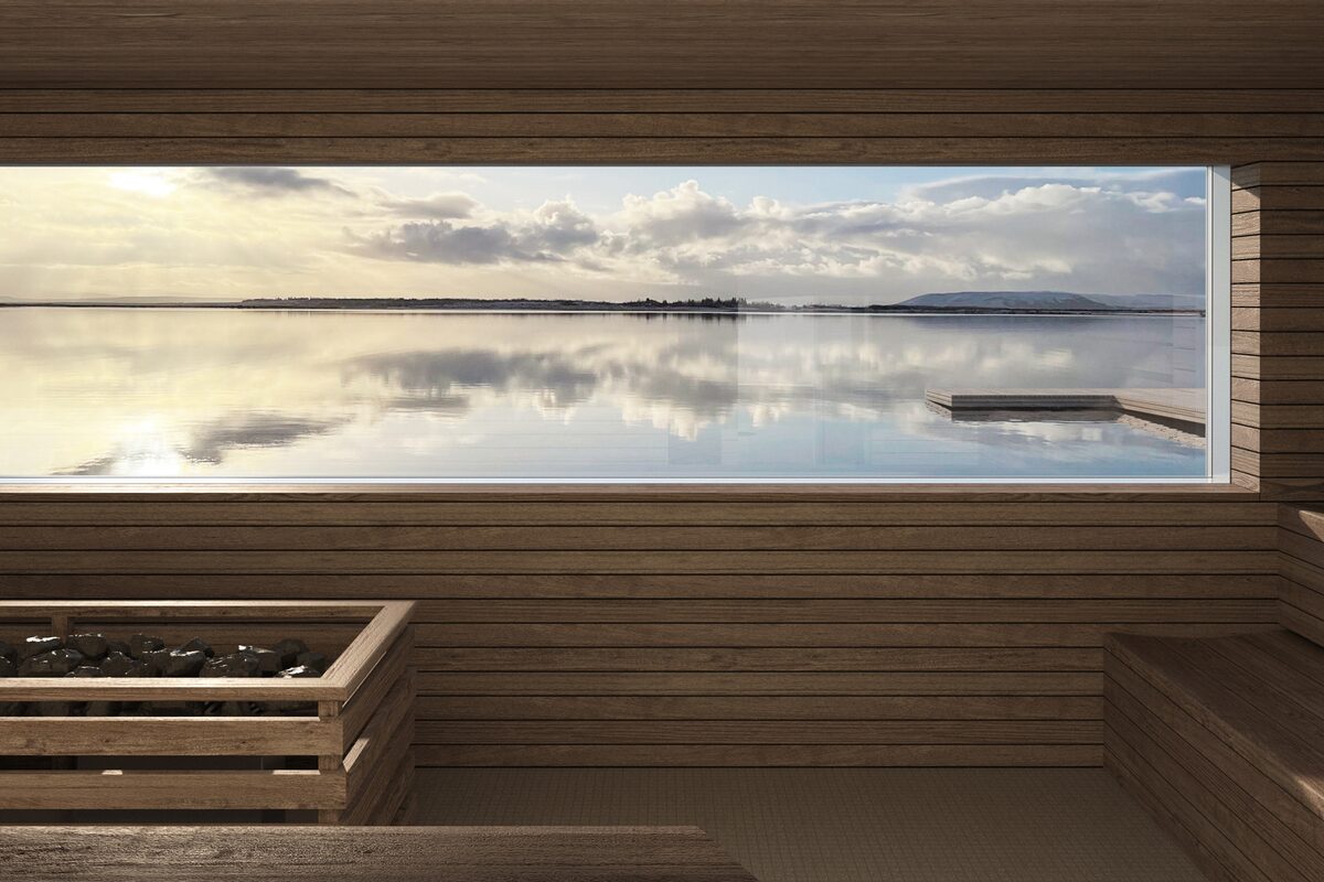 Sauna At Laugarvatn Fontana Spa in Iceland