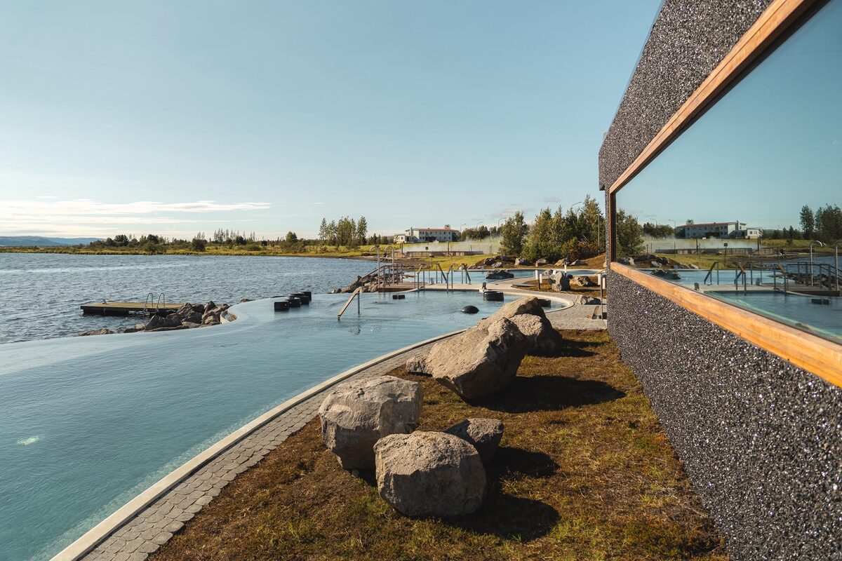 Infinity Pools Of Laugarvatn Fontana Spa in Iceland