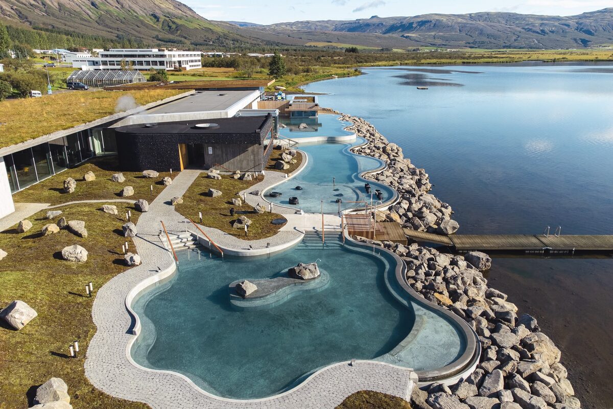 Laugarvatn Fontana Spa Exterior in Iceland