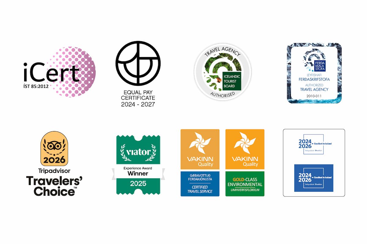 Arctic Adventures awards and certificates 2026.