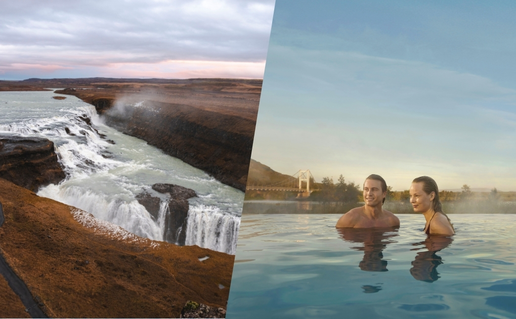 Golden Circle & Laugarás Lagoon Small-Group Tour