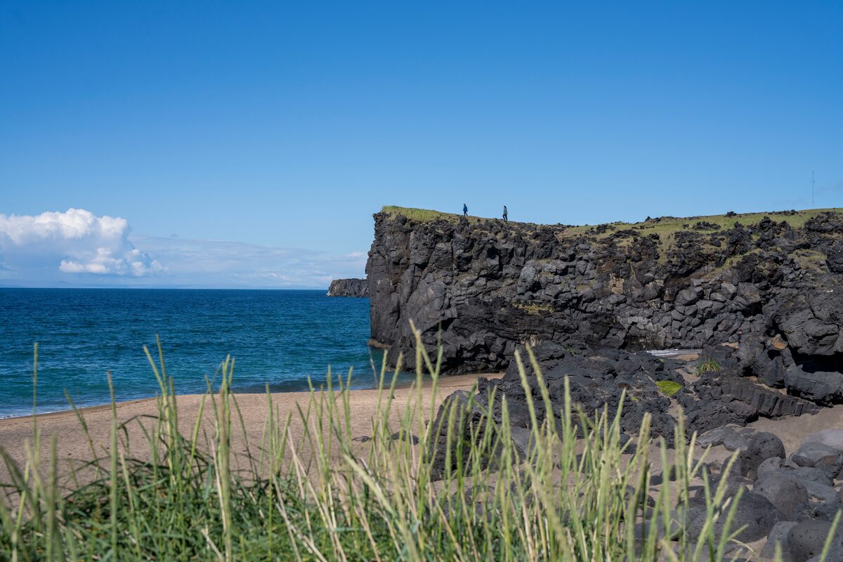 Skarðsvík Beach: Iceland’s Golden Sand Cove