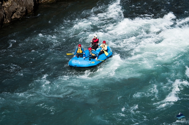 small group river rafting tour