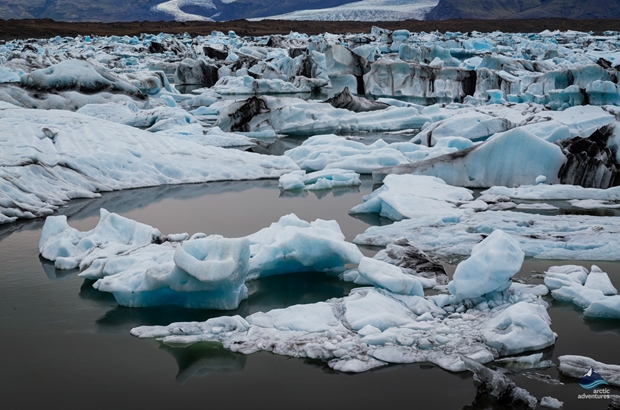 glacier lagoon in South Cost of Iceland