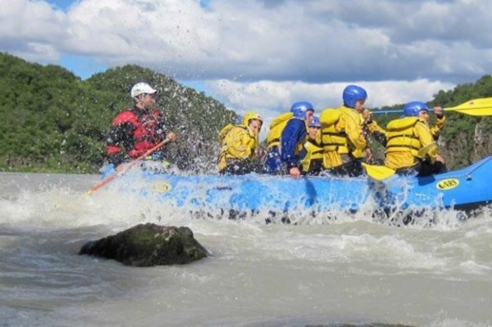 Rafting in White Water River