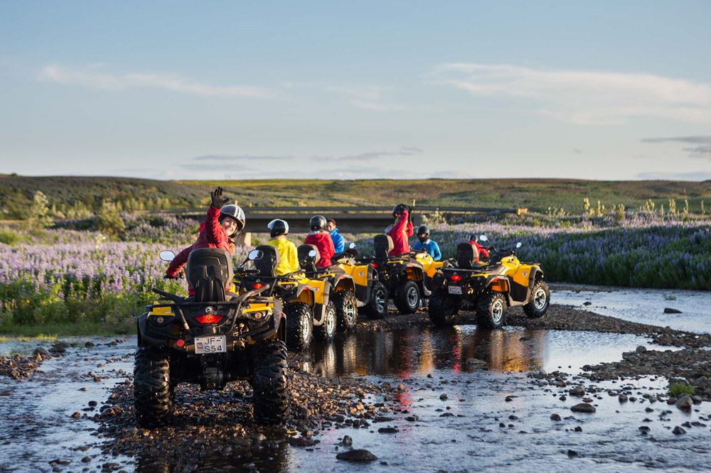 summer ATV drive in Iceland