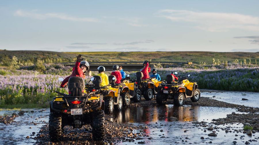 summer ATV drive in Iceland