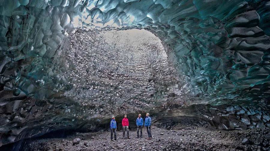 glacier ice cave tour