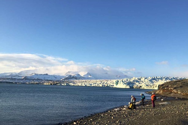 distance view of Vatnajokull glacier