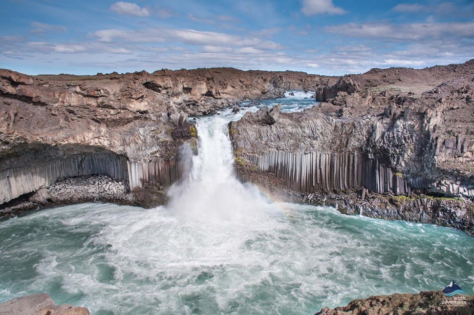 Aldeyjarfoss waterfall in Iceland