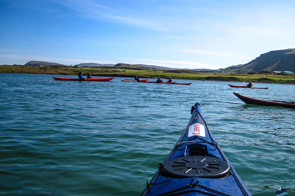 kayaking tour in Iceland lakes