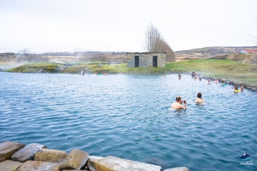 Icelandic secret lagoon