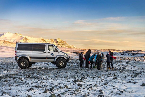 super jeep ride to the ice cave tour