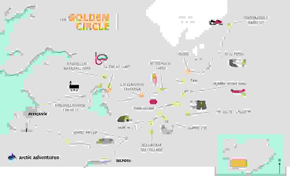 Iceland Golden Circle Tours  Arctic Adventures