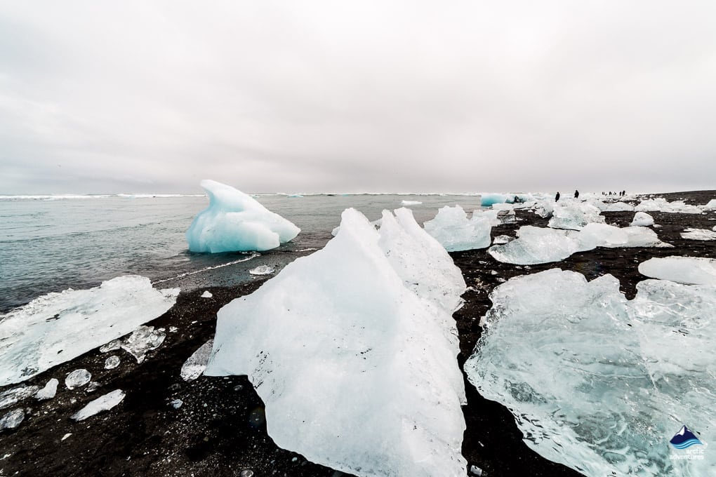 Diamond beach Icebergs in Iceland