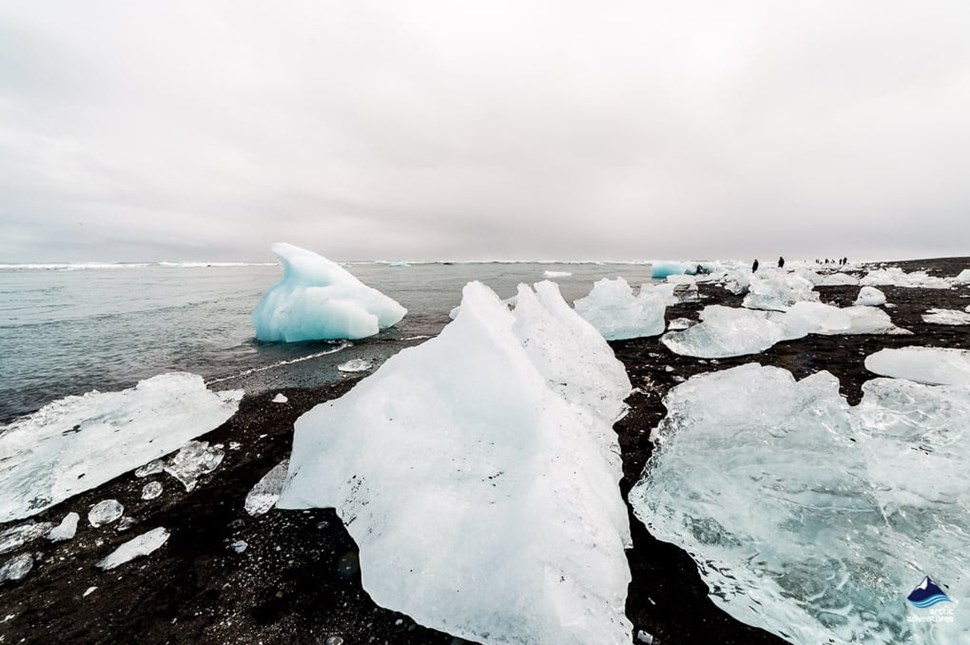 Diamond beach Icebergs in Iceland