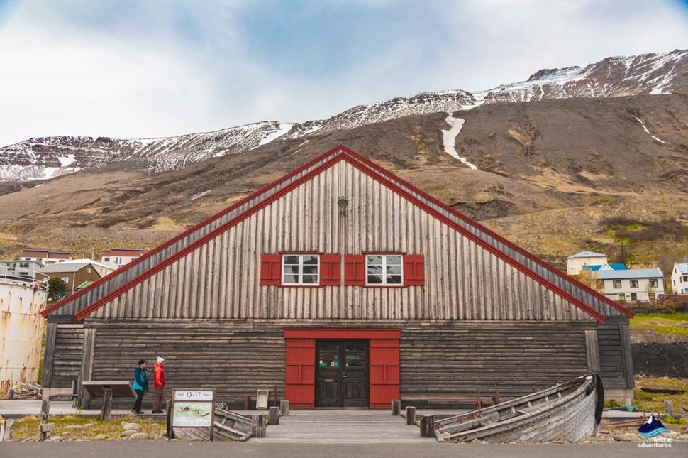 Siglufjordur Herring village wooden building