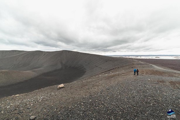 volcanic landscape in North Iceland