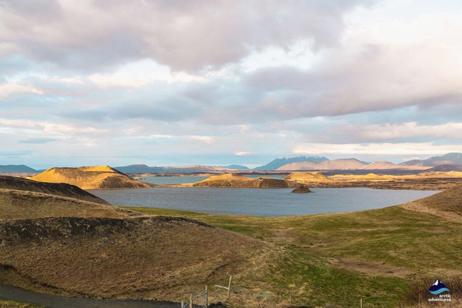 Myvatn lake panorama